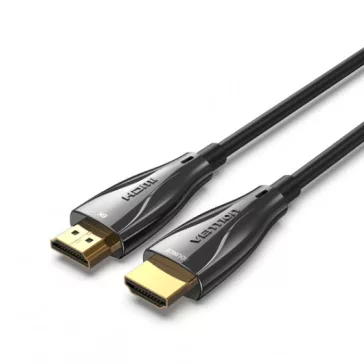   Vention HDMI/M -> HDMI/M HD, (8K, optikai kábel, fekete, 1080P@160Hz /2K@144Hz /4K@120Hz / 8K@60Hz, Átviteli sebesség: 48Gbps), 40m, kábel