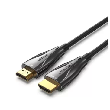   Vention HDMI/M -> HDMI/M HD, (8K, optikai kábel, fekete, 1080P@160Hz /2K@144Hz /4K@120Hz / 8K@60Hz, Átviteli sebesség: 48Gbps), 50m, kábel
