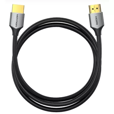   Vention HDMI -> HDMI, (Ultra vékony kivitel, Szürke Aluminum Ötvözet), 0,5m, kábel