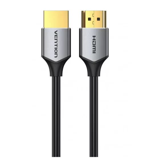 Vention HDMI/M ->HDMI/M (ultravékony, HD, alu,szürke), 1,5m, kábel