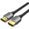 Vention HDMI/M -> HDMI/M,  (ultravékony,szürke alu), 2m, kábel