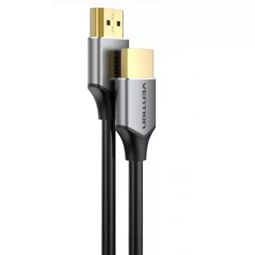   Vention HDMI/M -> HDMI/M,  (ultravékony,szürke alu), 2m, kábel