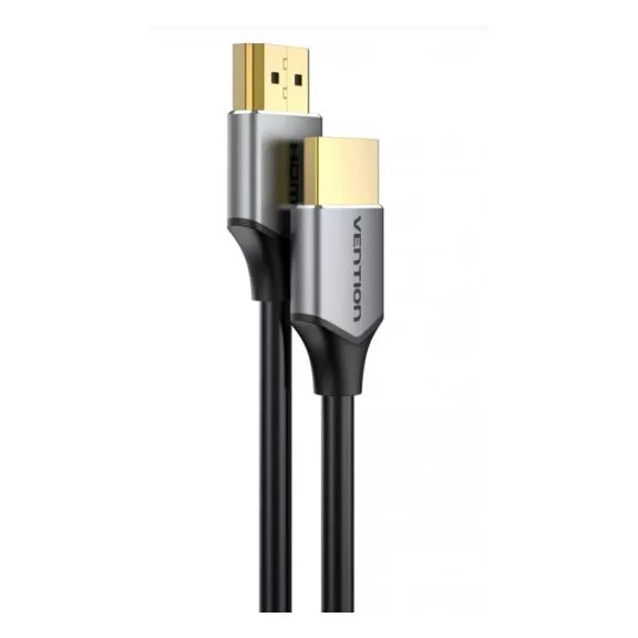Vention HDMI/M -> HDMI/M,  (ultravékony,szürke alu), 2m, kábel