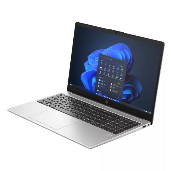 HP250RG10, 15.6" FHD AG UWVA  300Nits, Intel Core 3 100U HC, 8GB, 512GB PCIe SSD, IntelR Graphics, Silver, WIN11, 3 év gar