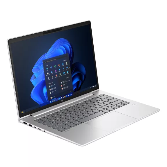 HP Probook 4 14" G1i, 14.0" WUXGA UWVA 300Nits, Intel Ultra 5 225U, 16GB, 512GB PCIe SSD, IntelR IrisR Xe, Silver Aluminium, WIN11PRO, háttérvilágításos billentyűzet, ujjlenyomat olvasó, 3 év garancia
