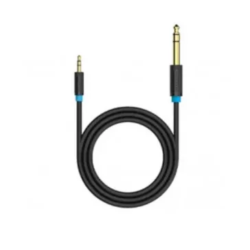   Vention 6.5mm jack/M -> 3.5mm jack/M, (audio,fekete), 1m, kábel