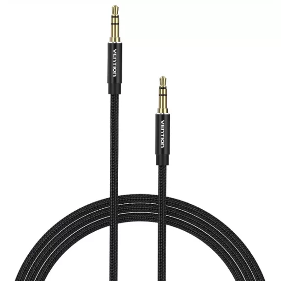 Vention 3.5mm jack/M ->  3.5mm jack/M,  (audio,szövet), 2m, kábel