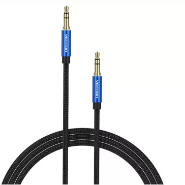   Vention 3.5mm jack/M ->  3.5mm jack/M,  (audio,szövet), 5m, kábel