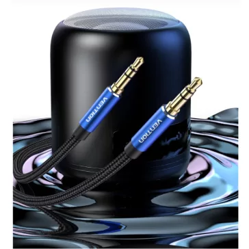   Vention 3.5mm jack/M ->  3.5mm jack/M,  (audio,szövet), 5m, kábel