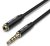 Vention 3.5mm jack/M -> 3.5mm/F , (hosszabbító,audio,fekete), 5m, kábel