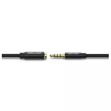   Vention 3.5mm jack/M -> 3.5mm/F , (hosszabbító,audio,fekete),10m, kábel