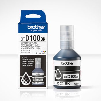   Brother BTD100BK Tintatartály Black 108 ml 7.500 oldal kapacitás