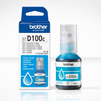   Brother BTD100C Tintatartály Cyan 48,8 ml 5.000 oldal kapacitás