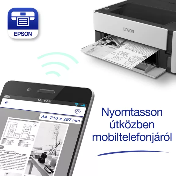 Epson EcoTank M1170 mono tintasugaras egyfunkciós nyomtató