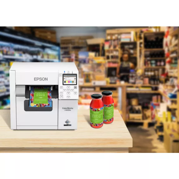 Epson ColorWorks C4000e (bk) színes címkenyomtató
