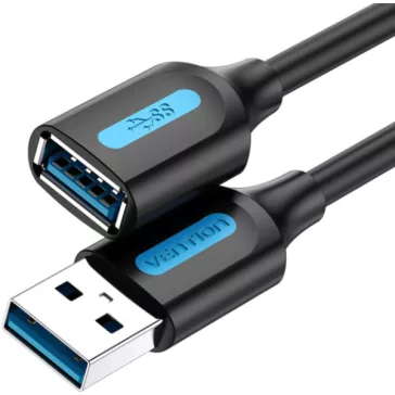  Vention USB-A 3.0/M -> USB-A 3.0/F,  (hosszabbító,PVC), 0,5m, kábel