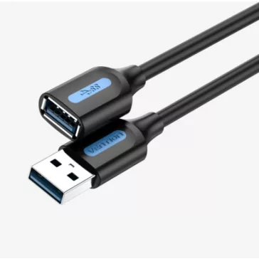   Vention USB-A 3.0/M -> USB-A 3.0/F,  (hosszabbító,PVC), 1,5m, kábel