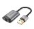 Vention USB 2.0 -> 3.5mm/F (külső, szürke), 0,15m, hangkártya
