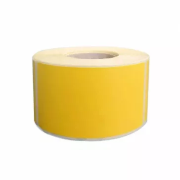 Tekercses PAPÍR címke 100x150mm 260 db/tekercs (sárga)