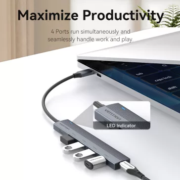 Vention USB-C 3.2 -> USB-A 3.2*4, hub
