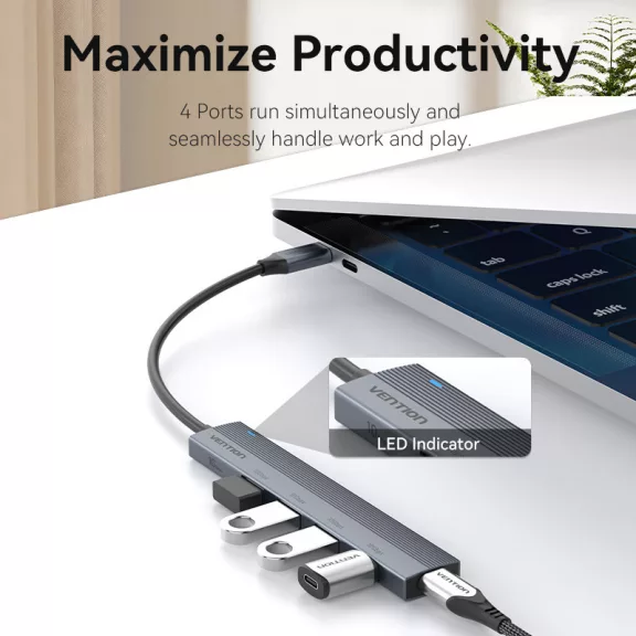 Vention USB-C 3.2 -> USB-A 3.2*4, hub