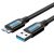 Vention USB-A 3.0/M -> Micro USB-B/M, 0,25m,(fekete, PVC),kábel