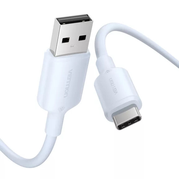 Vention USB-A 2.0/M -> USB-C/M, 1m,(blue), kábel