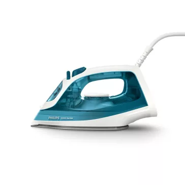   PHILIPS 2000 Series gőzölős vasaló, 2000 W, 25 g/perc folyamatos gőz, 110 g gőzlövet, kerámia talp, 250 ml