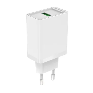 Vention USB-A (1port,18W, fehér) , töltő