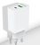 Vention USB-A+C (2port, 18W/20W,fehér), töltő