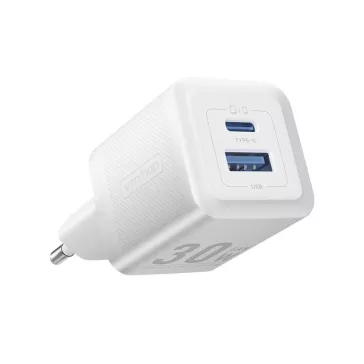 Vention USB-A+A (2port,30W/30W,autós), töltő