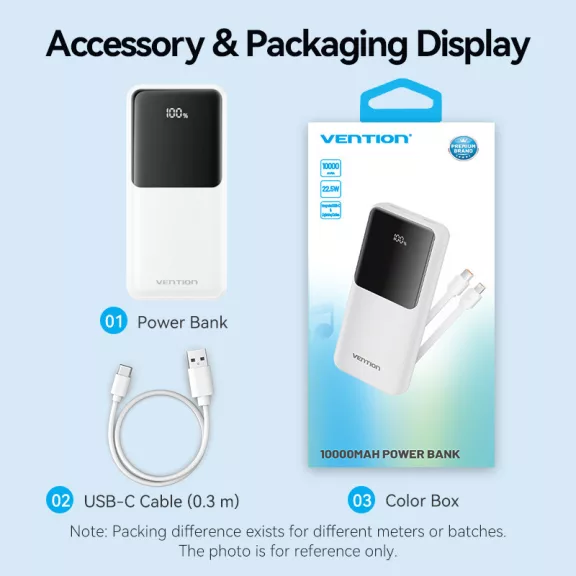 Vention FHOW0 10000mah,22,5W, powerbank