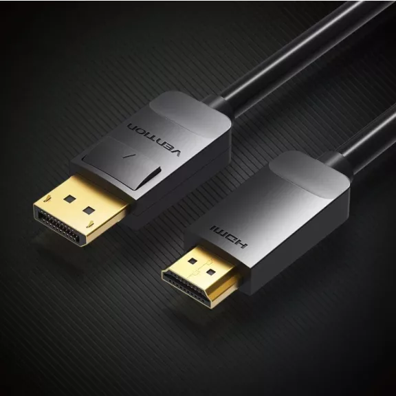 Vention Displayport -> HDMI, (fekete), 2m, kábel