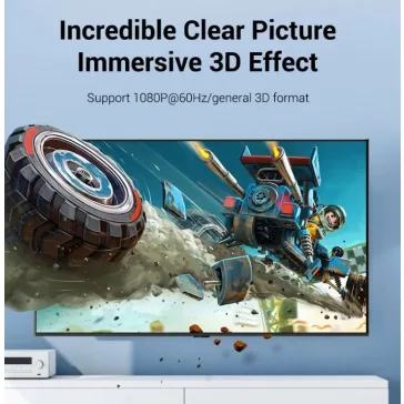 Vention Displayport -> DVI, (fekete), 1m, kábel