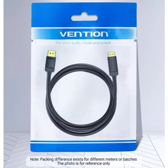 Vention Displayport 4K -> HDMI, (fekete), 2m, kábel