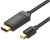 Vention mini Displayport 4K -> HDMI, (fekete), 2m, kábel