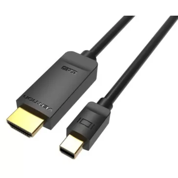   Vention mini Displayport 4K -> HDMI, (fekete), 3m,  kábel