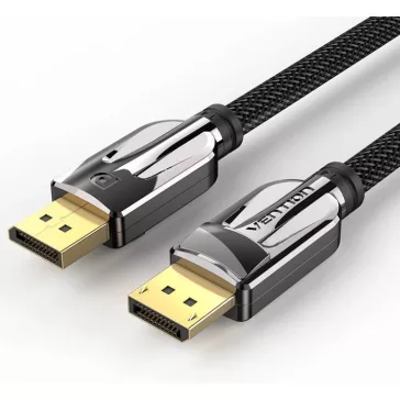   Vention Displayport/M -> Displayport/M (fekete), 1,5m, kábel