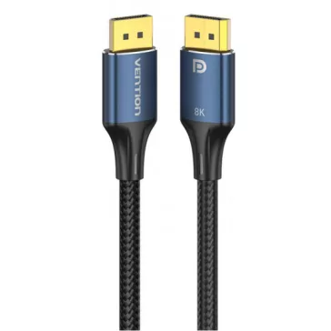 Vention DisplayPort/M (8K,HD, szövet, alu), 1,5m, kábel
