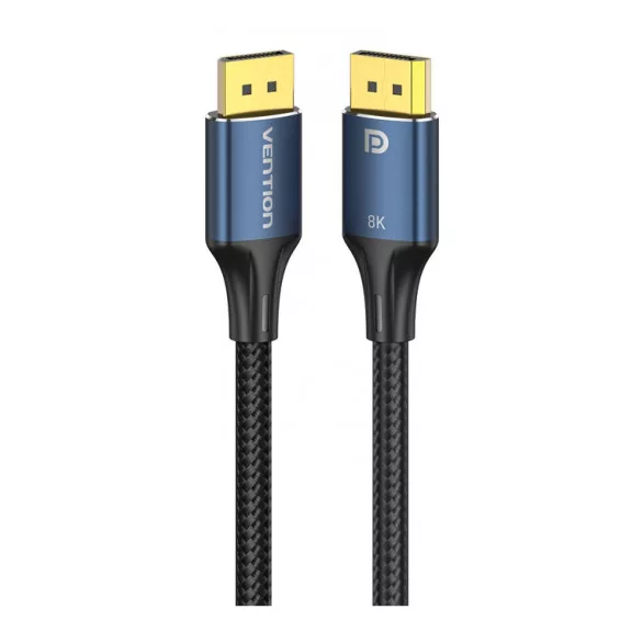 Vention DisplayPort/M (8K,HD, szövet, alu), 1,5m, kábel