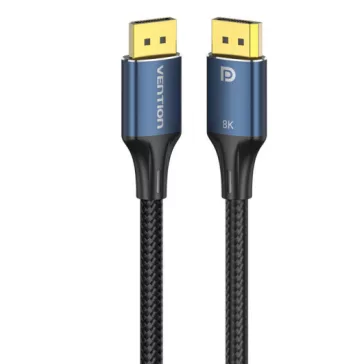 Vention DisplayPort/M (8K,HD, szövet, alu), 2m, kábel