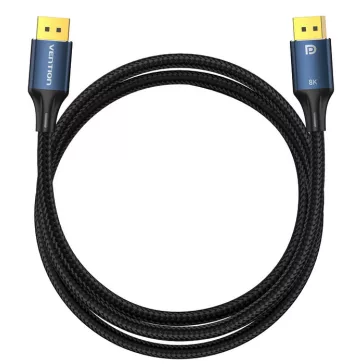 Vention DisplayPort/M (8K,HD, szövet, alu), 2m, kábel