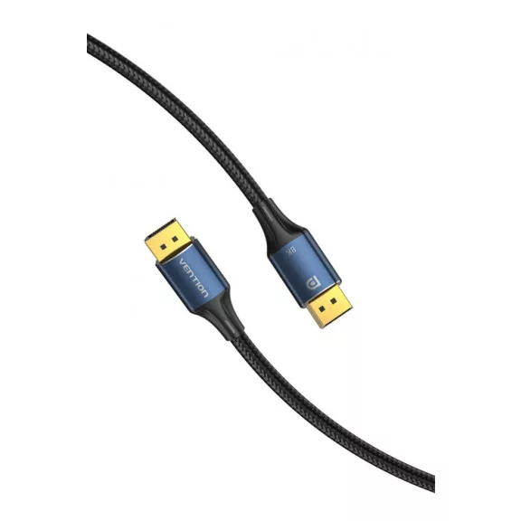 Vention DisplayPort/M (8K,HD, szövet, alu), 3m, kábel