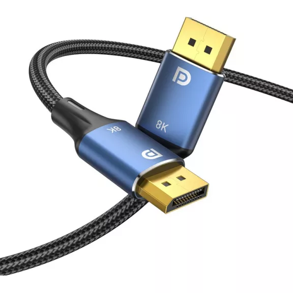 Vention DisplayPort/M (8K,HD, szövet, alu), 3m, kábel