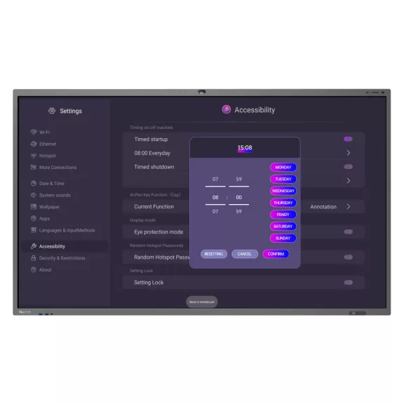 Horion 75" M6APRO 18/7 Android 8GB/128GB, Interaktív kijelző