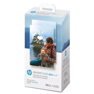 HP Sprocket Studio Plus fotópapír és tintapatron