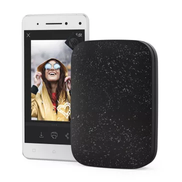 HP Sprocket hordozható fotónyomtató 2x3 hüvelykes fekete