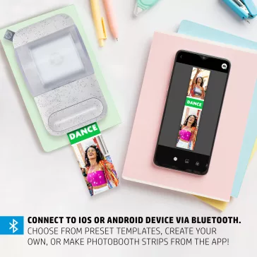 HP Sprocket Panorama hordozható fotónyomtató fehér