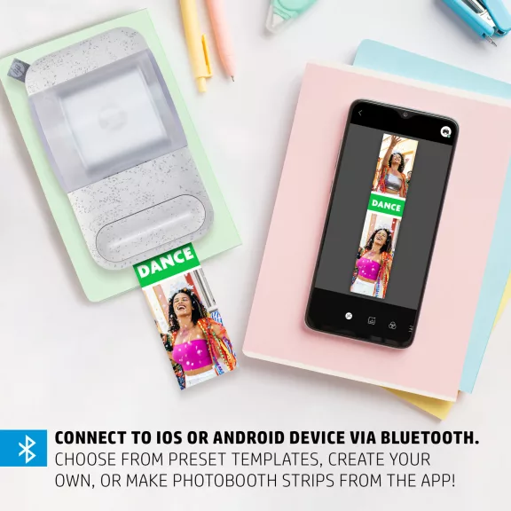 HP Sprocket Panorama hordozható fotónyomtató fehér