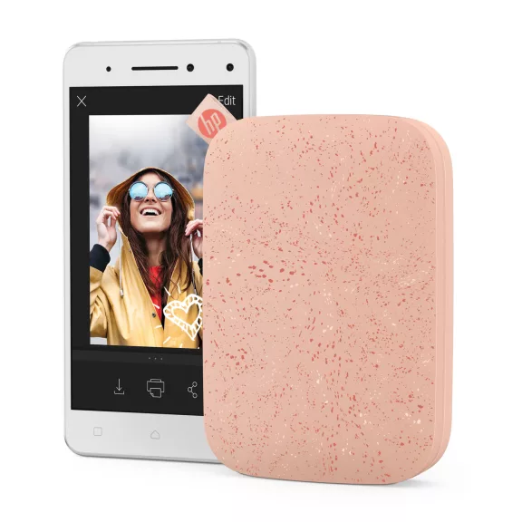 HP Sprocket hordozható fotónyomtató 2x3 hüvelykes rózsaszín